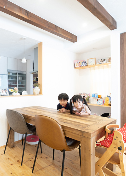 【熊谷市】子育て家族のための4LDKシンプルモダンの自然素材住宅