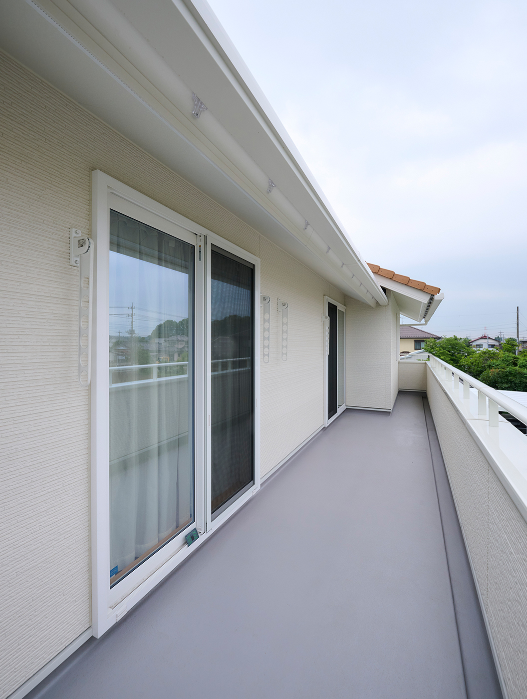 もう洗濯スペースに悩まない！広々バルコニー